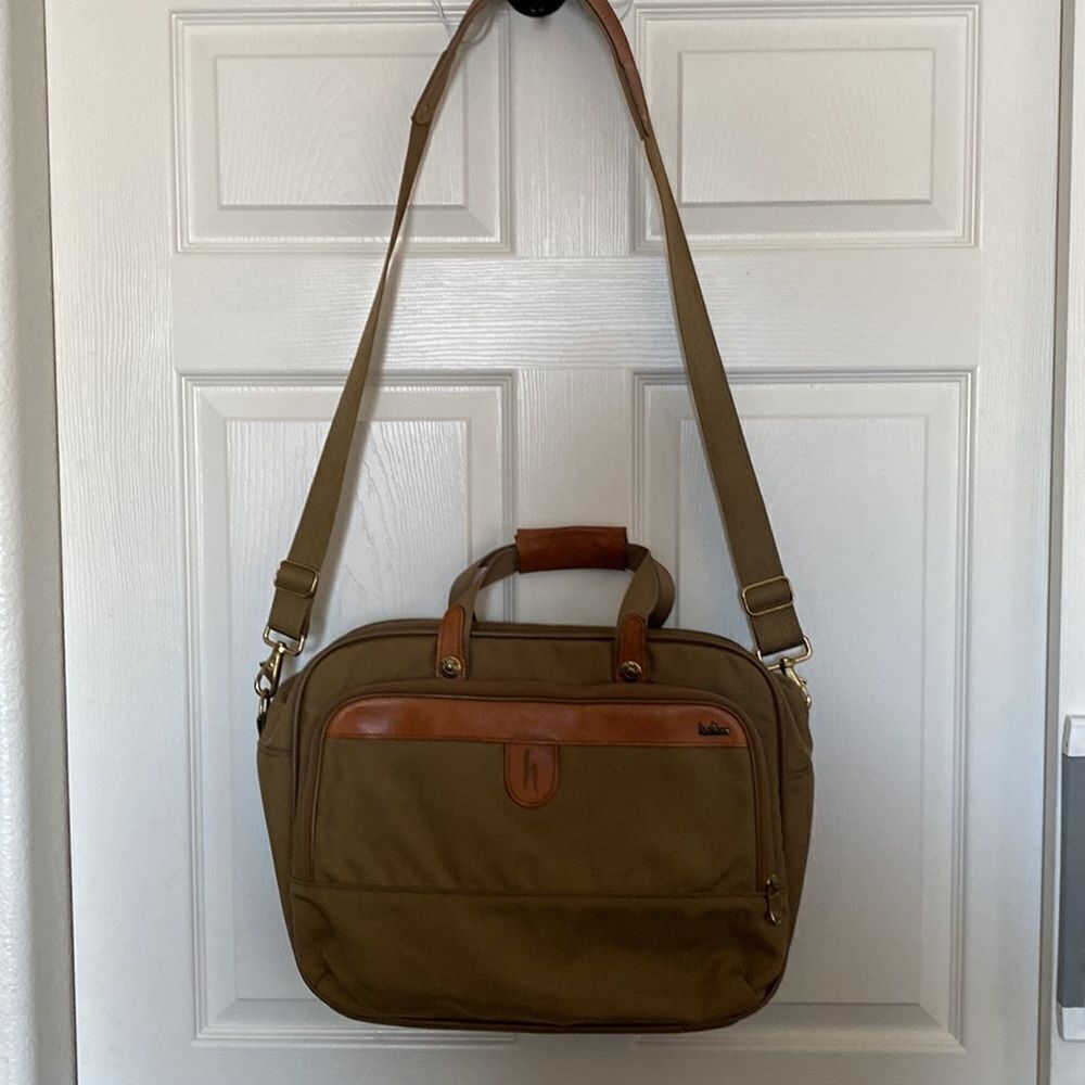 HARTMANN Nylon with Leather Briefcase